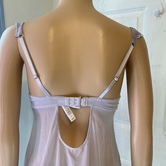 Auden Intimates Purple Lace Mesh Babydoll Chemise Nightie Lingerie Sexy Fairy S - Picture 10 of 12